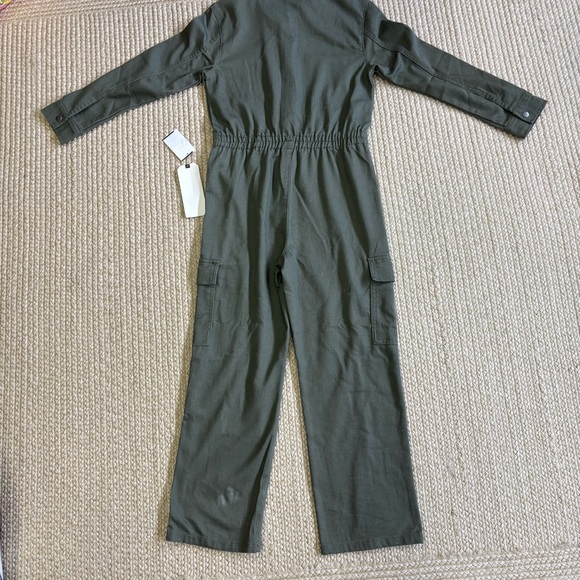 Vanilla Star Green Cargo Jumpsuit Women’s Sz L NWT - Picture 2 of 11